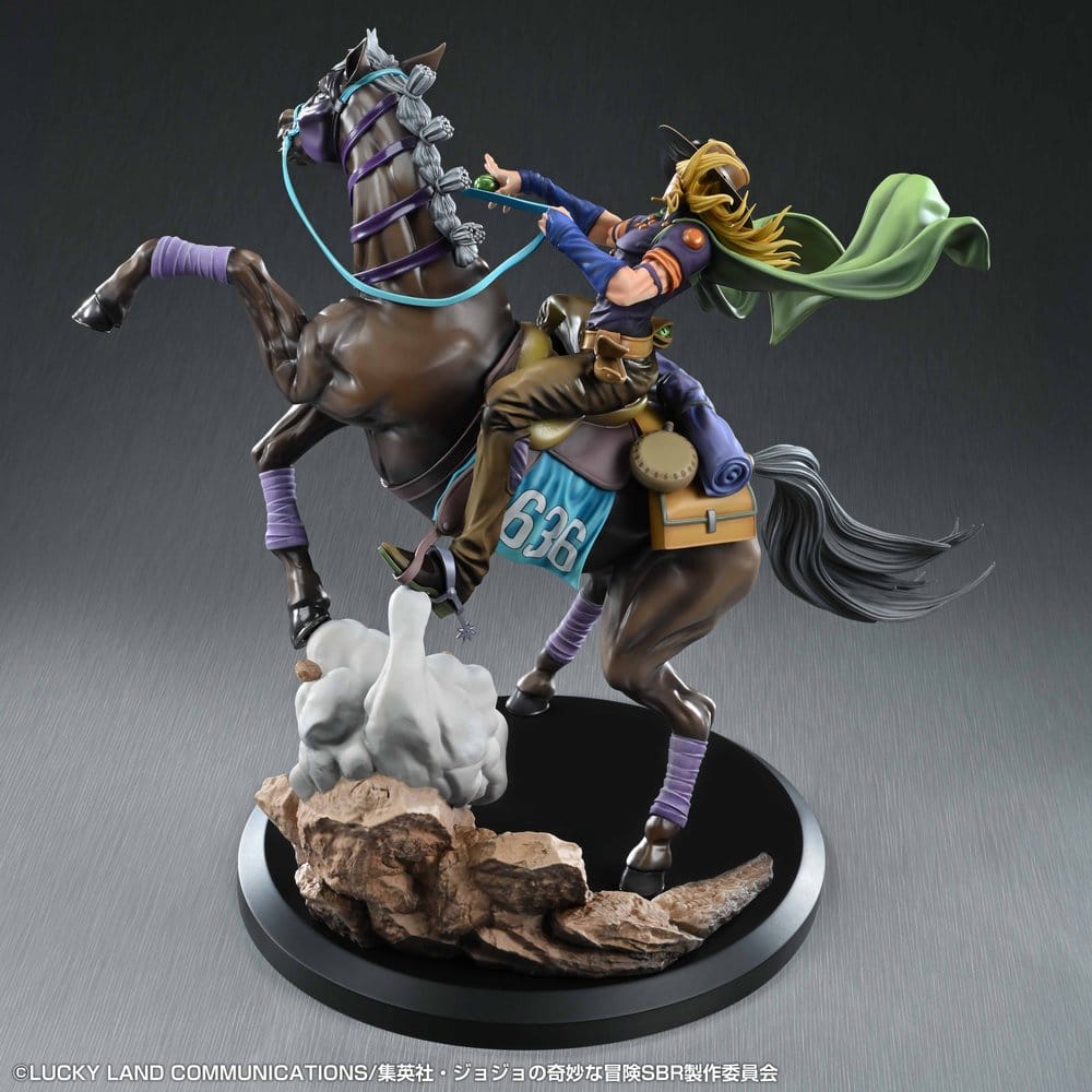 JoJo's Bizarre Adventure: Steel Ball Run figurine Gyro Zeppeli & Valkyrie 31 cm
