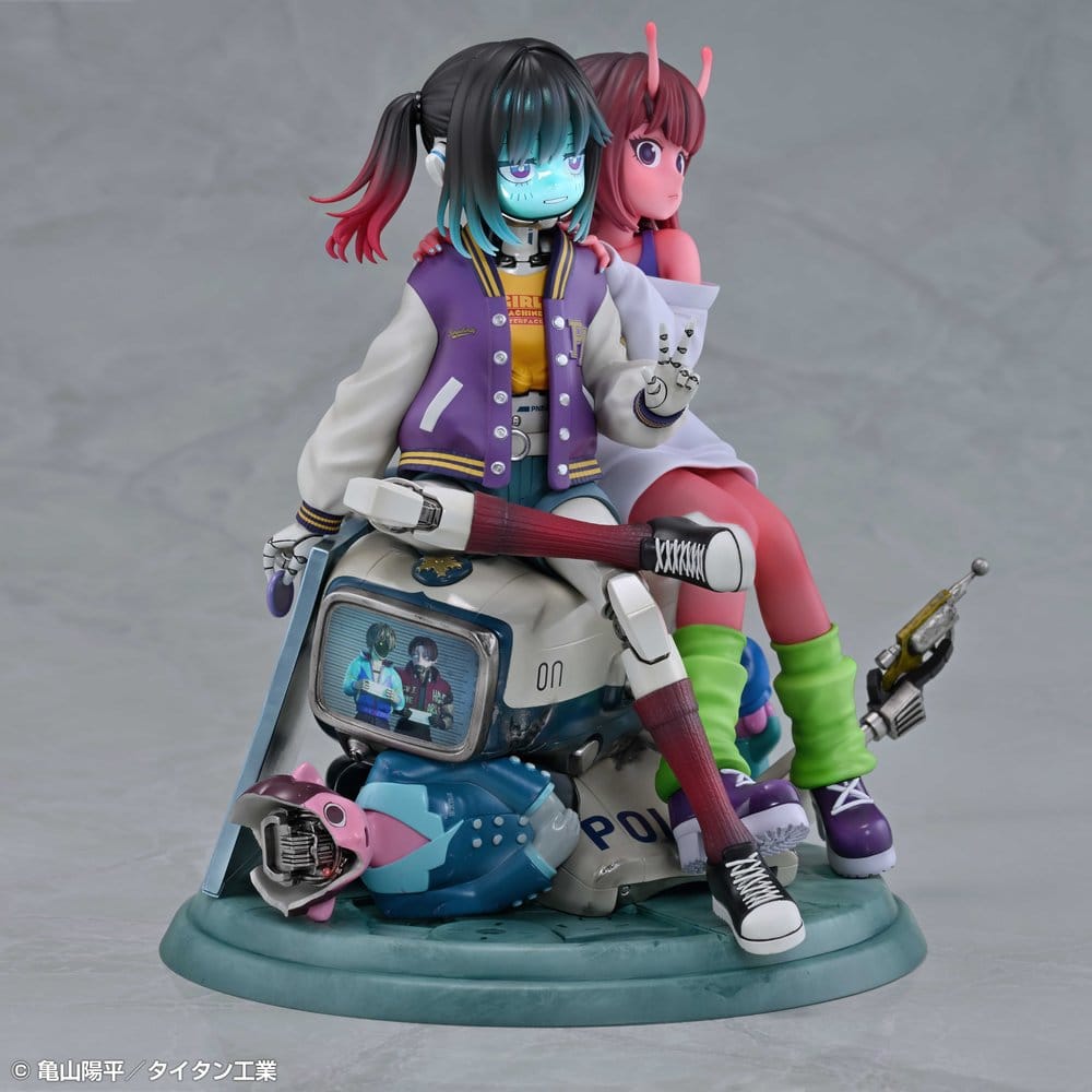 Milky Subway The Galactic Limited Express pack 2 figurines PVC Chiharu & Makina 18 cm