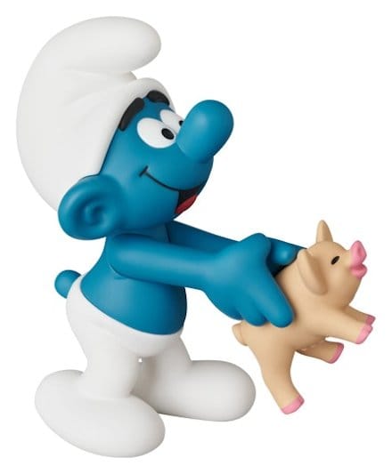 Les Schtroumpfs figurine mini UDF Schtroumpf avec Cochon 8 cm