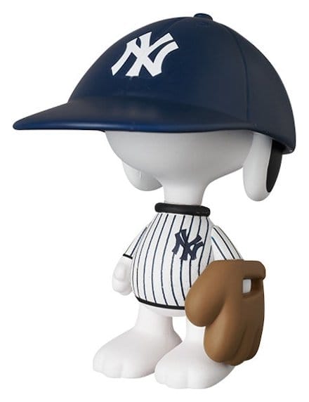 MLB × Peanuts figurine PVC UDF New York Yankees Snoopy 7 cm