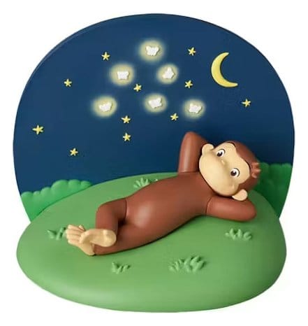 Georges le petit curieux UDF figurine mini allongé 6 cm