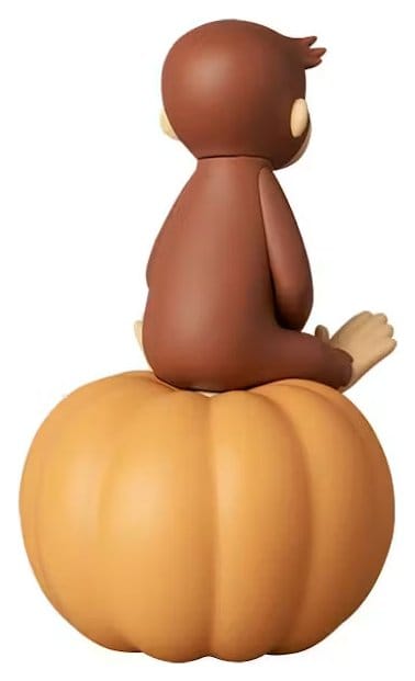 Georges le petit curieux UDF figurine mini avec citrouille 6 cm