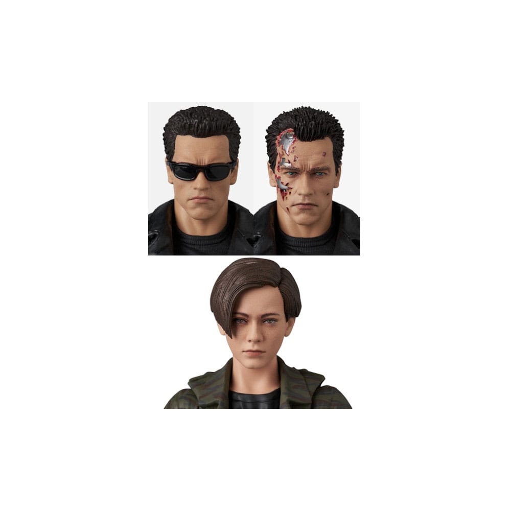 Terminator 2 figurine MAFEX T-800 (T2 Ver.) & John Connor 16 cm