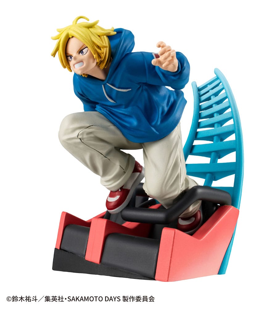 Sakamoto Days Petitrama EX Series pack 4 trading figures Cut Out Scenes Set 9 cm