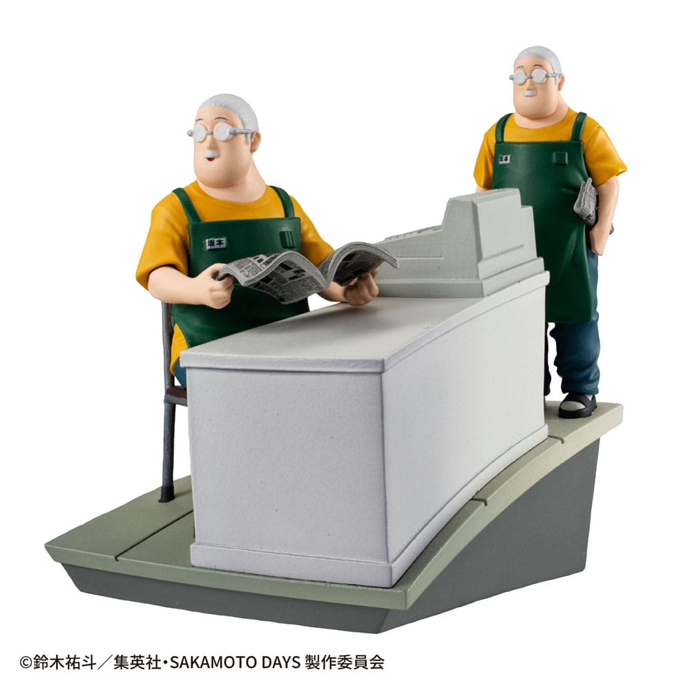 Sakamoto Days Petitrama EX Series pack 4 trading figures Cut Out Scenes Set 9 cm