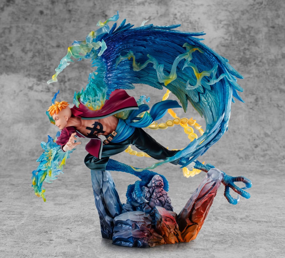 One Piece statuette PVC P.O.P. MAS Maximum Marco the Phoenix Leader of 1st group of Whitebeard Pirates 32 cm