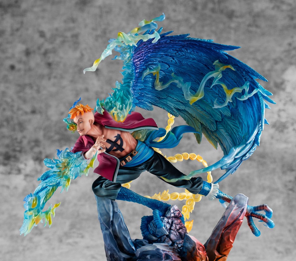 One Piece statuette PVC P.O.P. MAS Maximum Marco the Phoenix Leader of 1st group of Whitebeard Pirates 32 cm