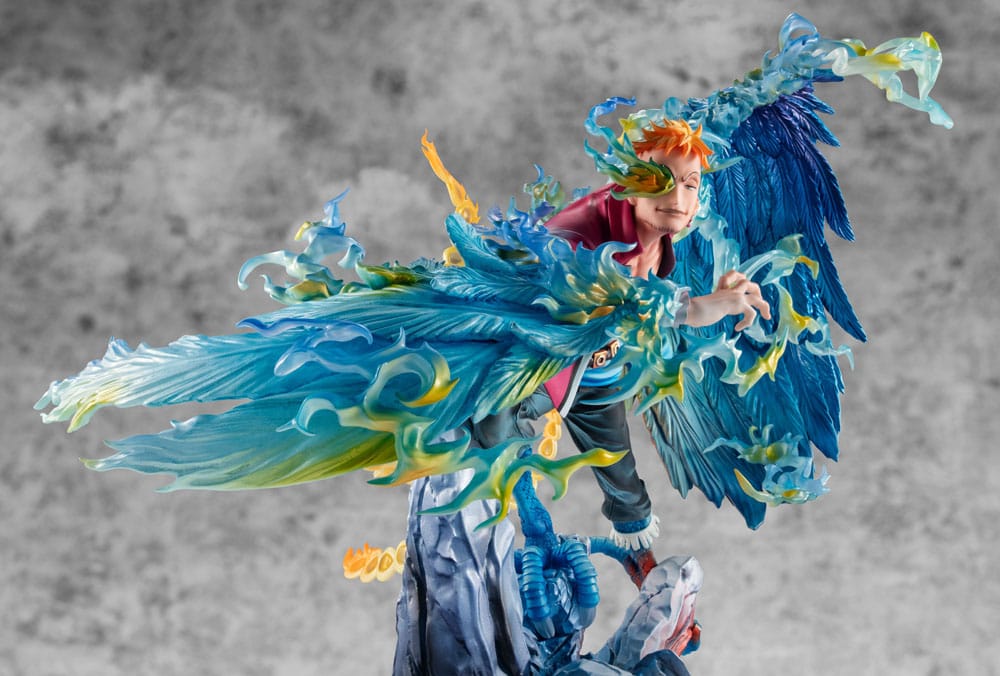 One Piece statuette PVC P.O.P. MAS Maximum Marco the Phoenix Leader of 1st group of Whitebeard Pirates 32 cm