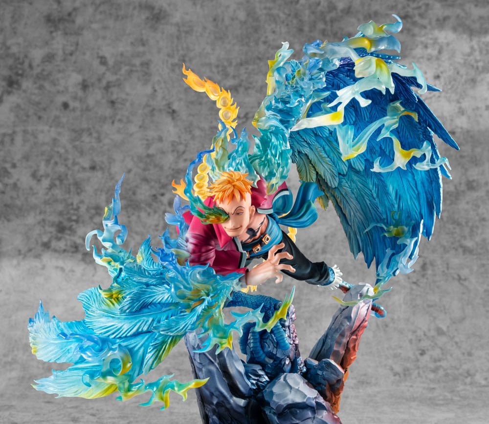 One Piece statuette PVC P.O.P. MAS Maximum Marco the Phoenix Leader of 1st group of Whitebeard Pirates 32 cm