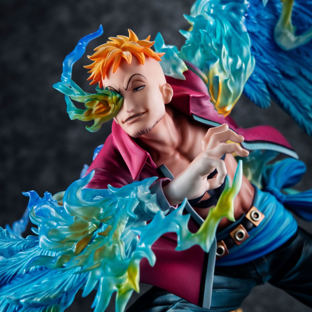 One Piece statuette PVC P.O.P. MAS Maximum Marco the Phoenix Leader of 1st group of Whitebeard Pirates 32 cm