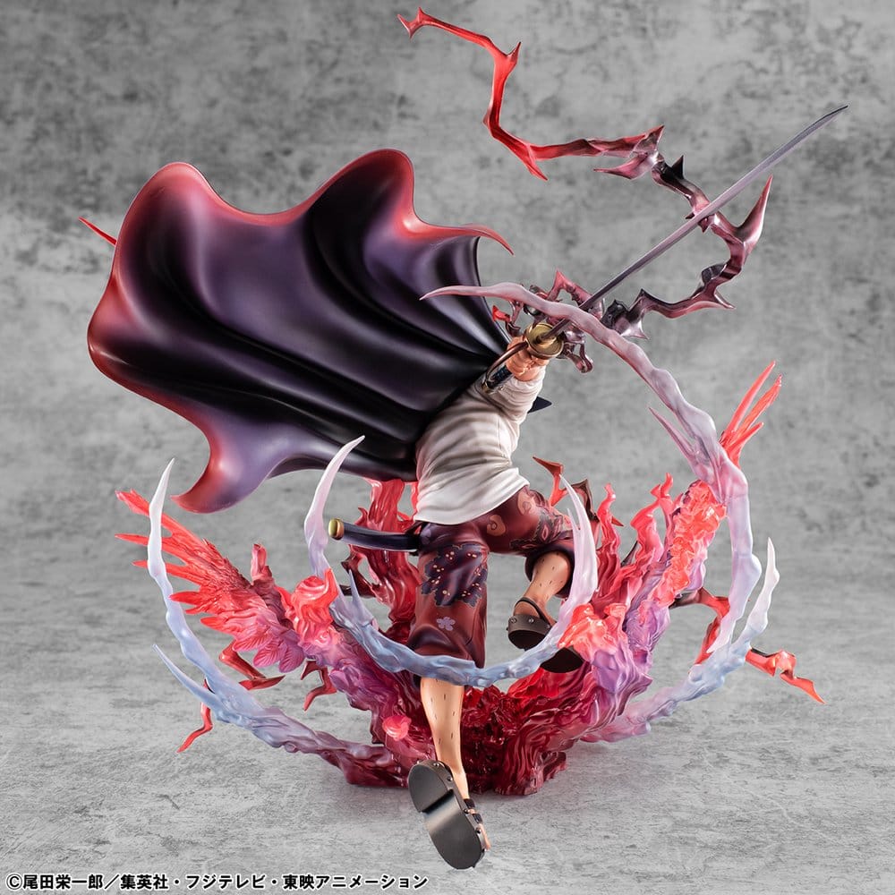 One Piece statuette PVC P.O.P. SA-MAXIMUM Leader of Red Hair Pirates Red-Haired Shanks Kamusari 25 cm