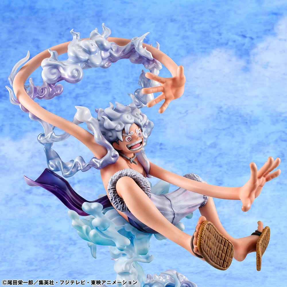 One Piece figurine PVC Portrait.Of.Pirates "Evolutionary History" Monkey D. Luffy "Gear Fifth" 26 cm