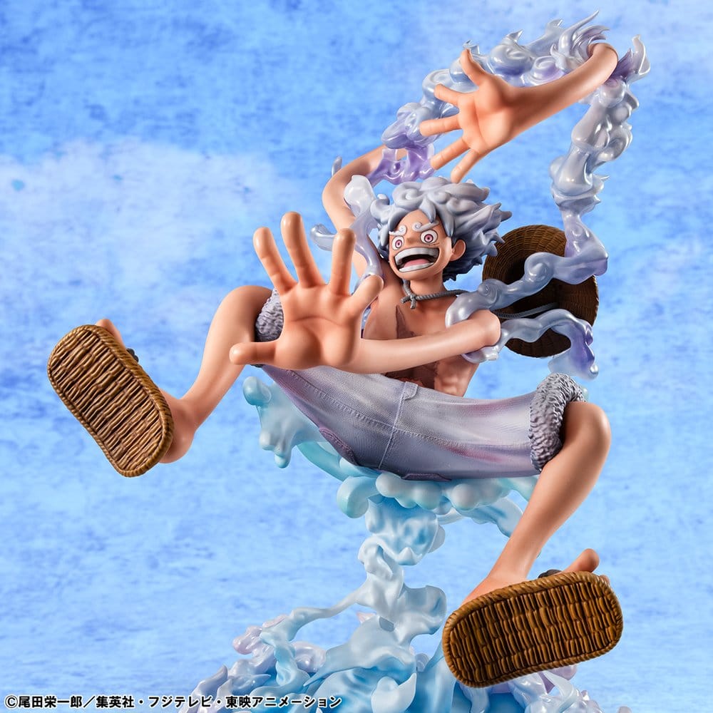 One Piece figurine PVC Portrait.Of.Pirates "Evolutionary History" Monkey D. Luffy "Gear Fifth" 26 cm