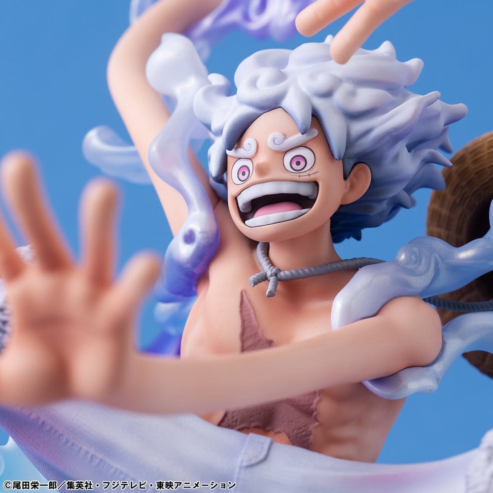 One Piece figurine PVC Portrait.Of.Pirates "Evolutionary History" Monkey D. Luffy "Gear Fifth" 26 cm