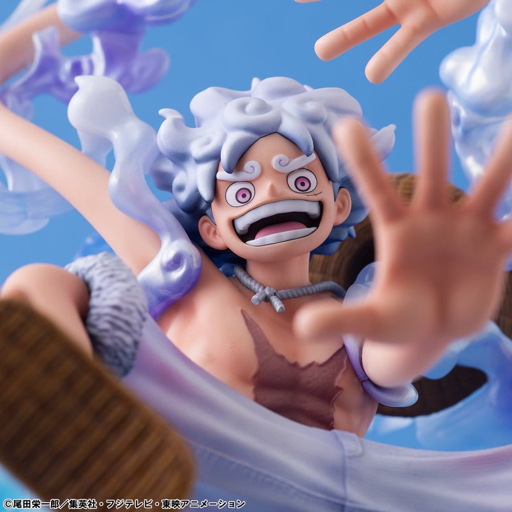 One Piece figurine PVC Portrait.Of.Pirates "Evolutionary History" Monkey D. Luffy "Gear Fifth" 26 cm