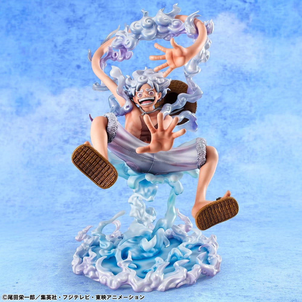 One Piece figurine PVC Portrait.Of.Pirates "Evolutionary History" Monkey D. Luffy "Gear Fifth" 26 cm