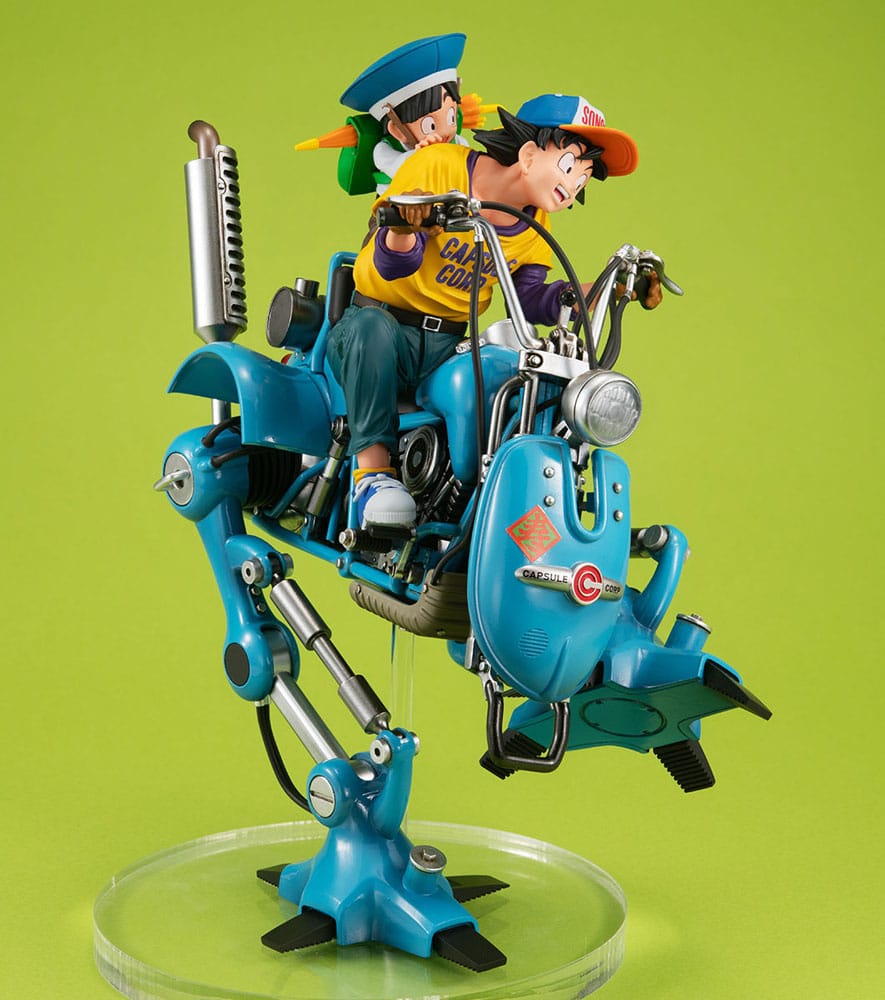 Dragonball Z Desktop Real McCoy EX diorama PVC Son Goku & Son Gohan & Robot with two legs 20 cm
