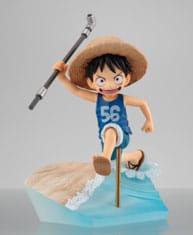 One Piece G.E.M. Series statuette PVC Monkey D. Luffy Run! Run! Run! 15th anniversary Ver. 12 cm