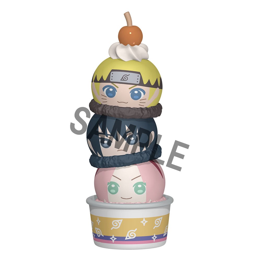 Naruto Shippuden pack 6 trading figures Tsumichen Stack up & Change 8 cm (with gift)