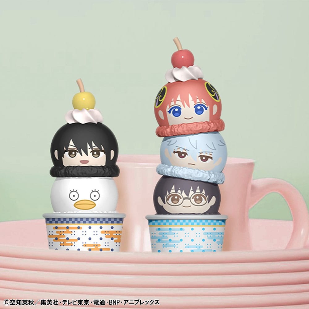 Gintama assortiment trading figures Tsumichen Stack up & Change 8 cm (6)