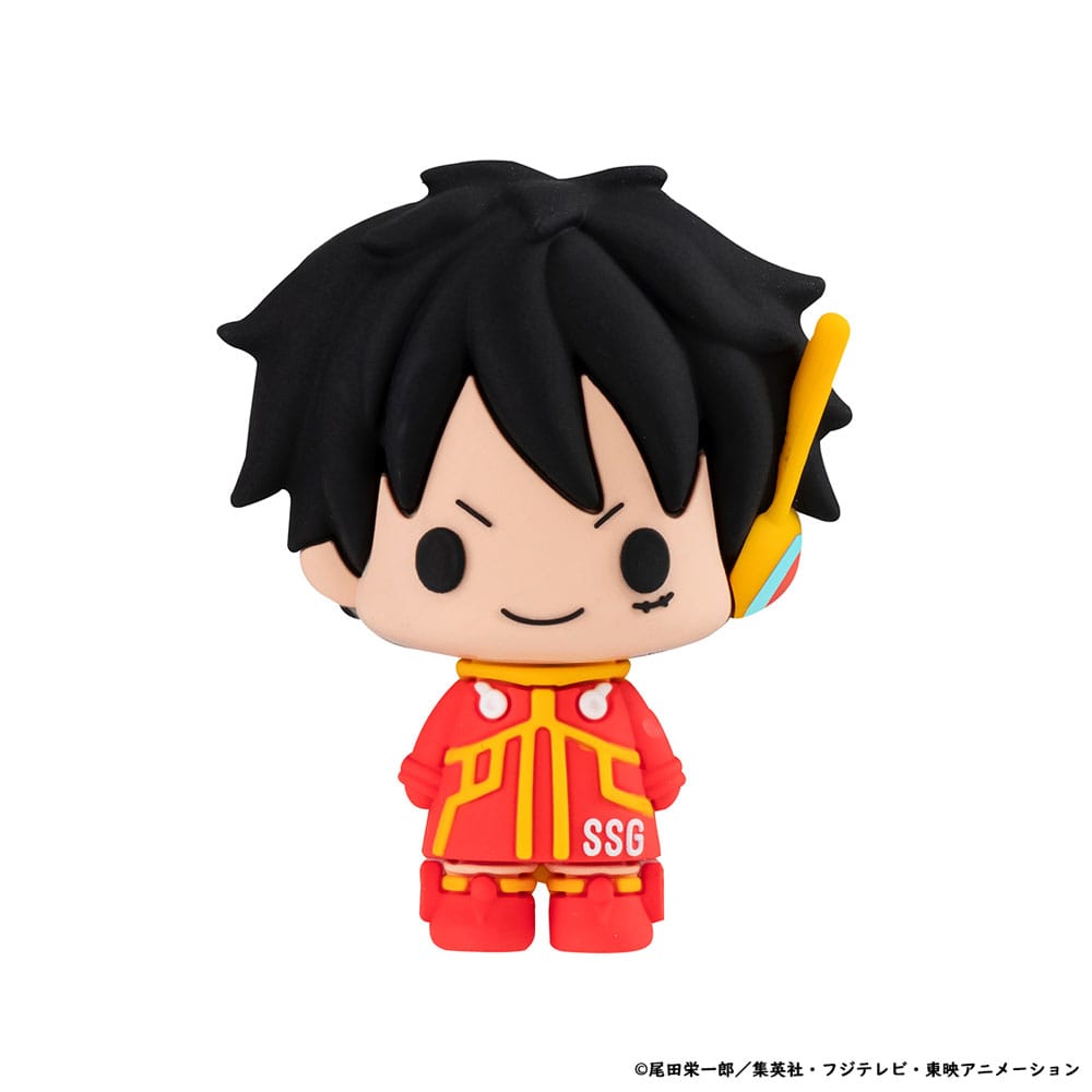 One Piece Chokorin Mascot Series pack 6 trading figures Egghead Ver. 5 cm
