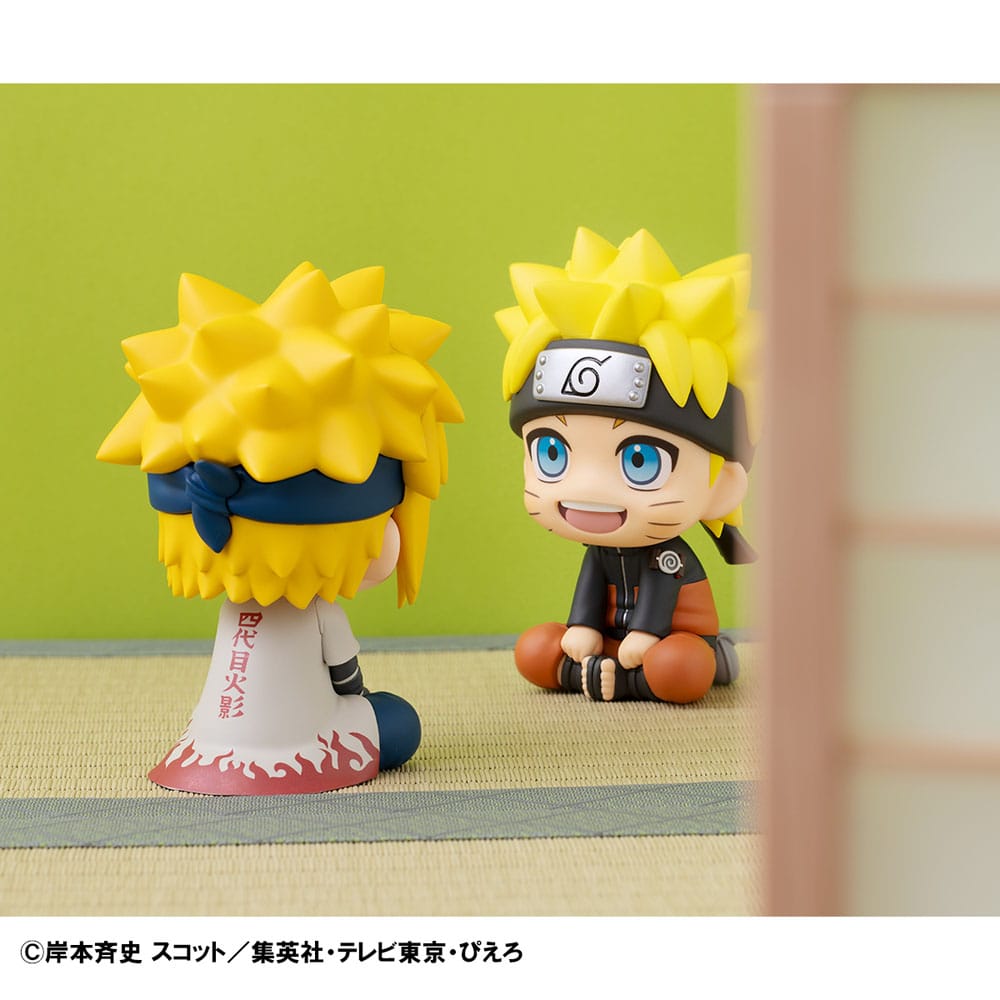 Naruto Shippuden statuette PVC Look Up Naruto Uzumaki Six Paths Sage Mode & Minato Namikaze 11 cm (with gift)