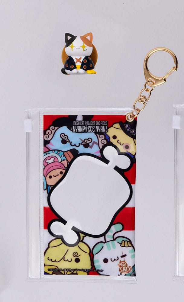 One Piece Mega Cat Project Nyan Piece Nyan! trading figure avec pochette Luffy 2025 Limited Edition 7 cm
