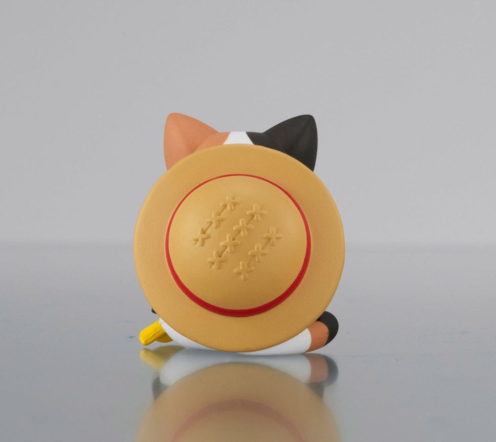 One Piece Mega Cat Project Nyan Piece Nyan! trading figure avec pochette Luffy 2025 Limited Edition 7 cm