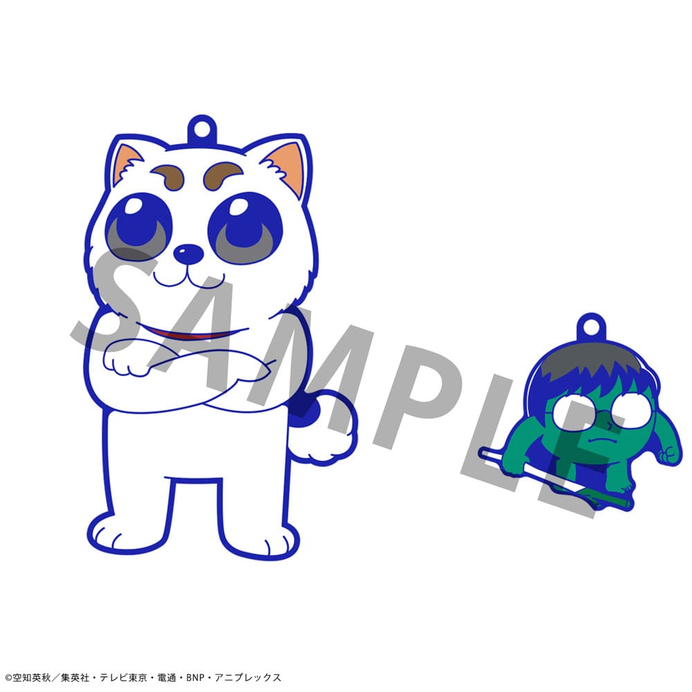 Gintama x Okawabukubu assortiment charms caoutchouc Rubber Mascot Buddycolle Gintama Oshanti 7 cm (8)