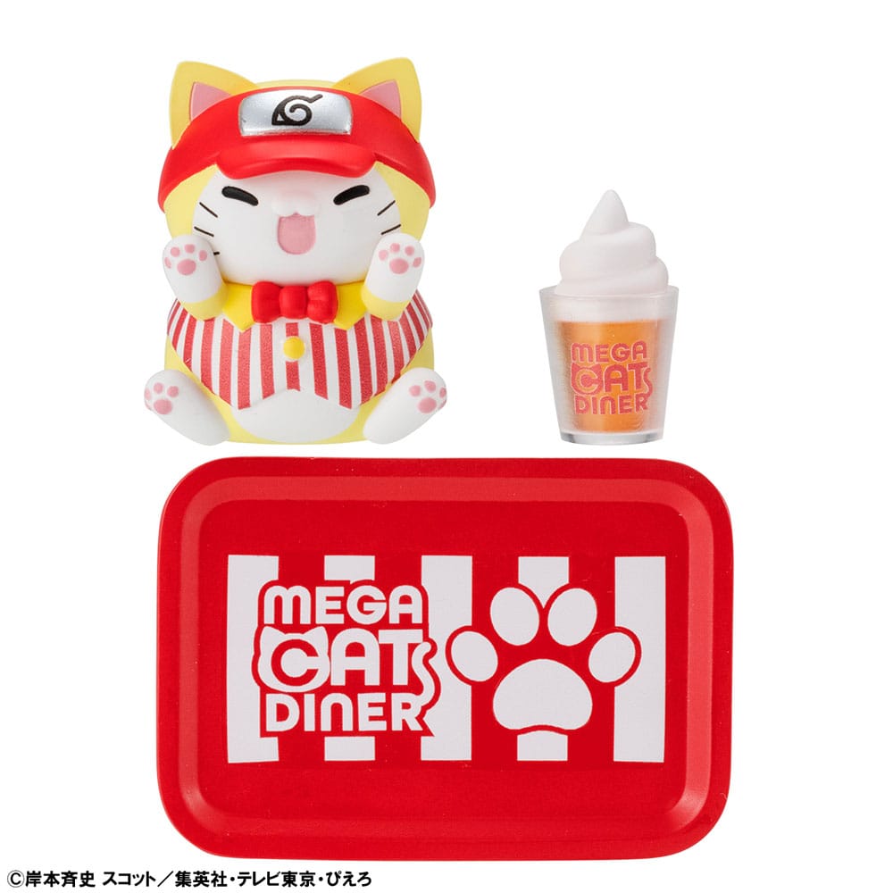 Naruto Shippuden Mega Cat Project Nyaruto! assortiment trading figures Mega Cat Diner 3 cm (6)