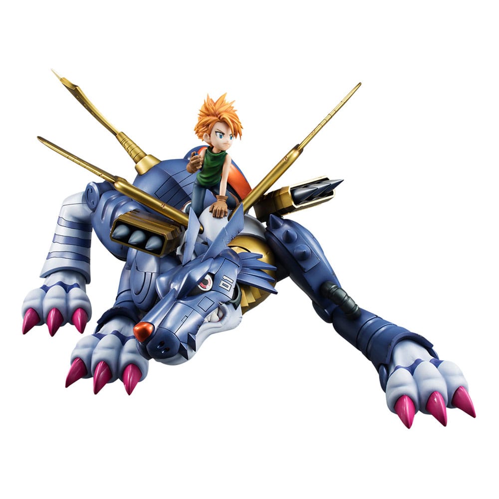Digimon Adventure G.E.M. Precious Series statuette PVC Metal Garurumon & Ishida Yamato 30 cm
