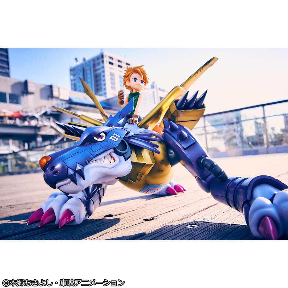 Digimon Adventure G.E.M. Precious Series statuette PVC Metal Garurumon & Ishida Yamato 30 cm