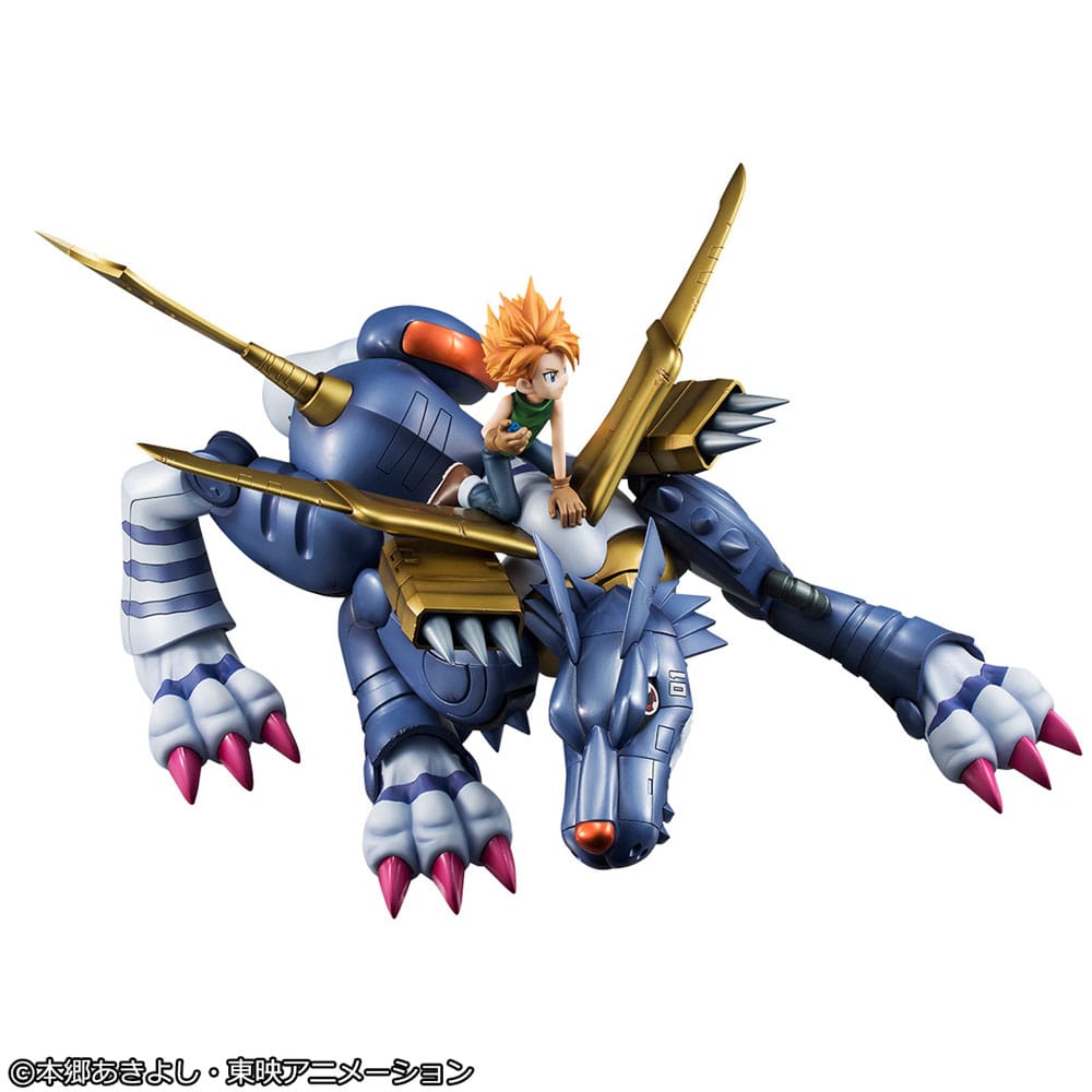 Digimon Adventure G.E.M. Precious Series statuette PVC Metal Garurumon & Ishida Yamato 30 cm