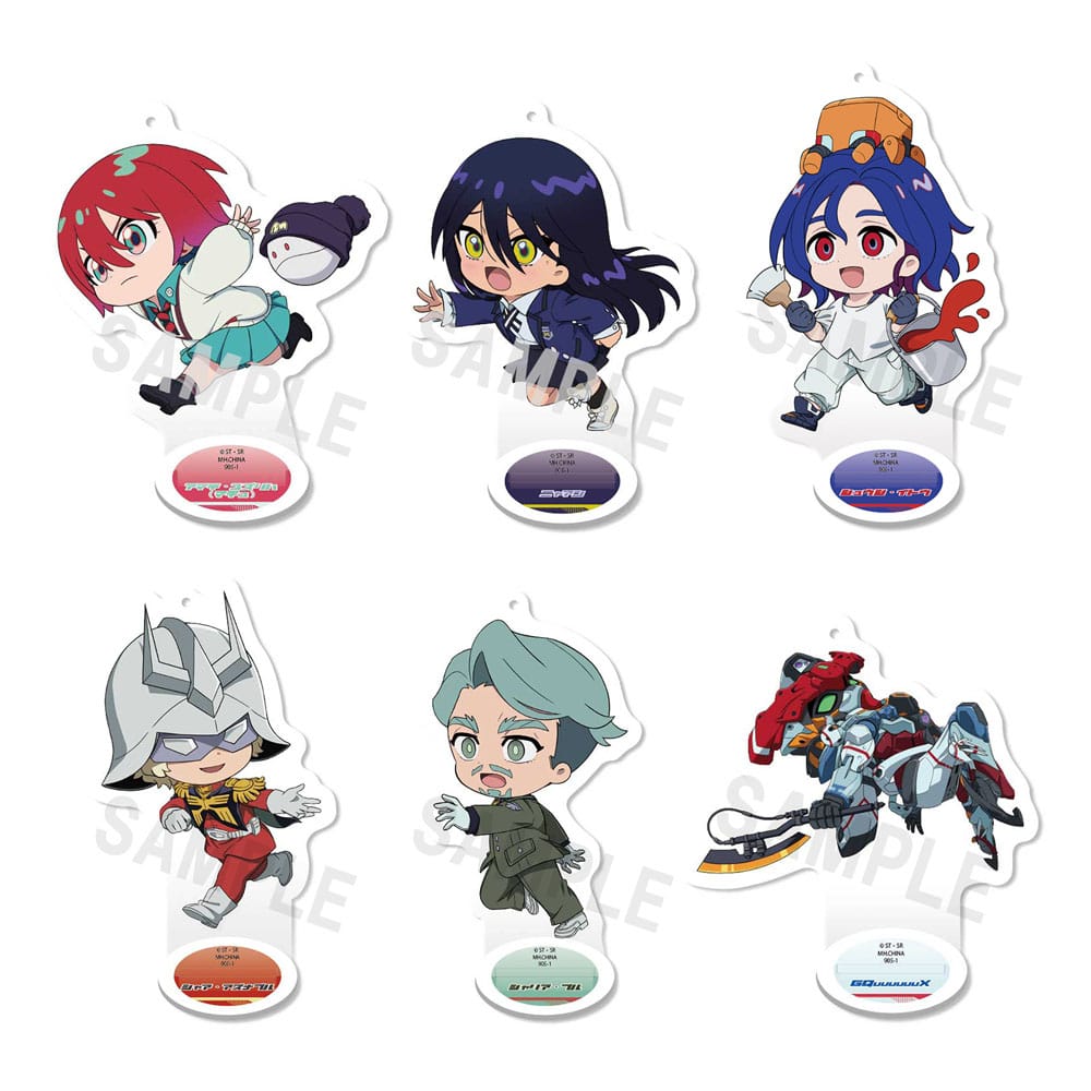 Mobile Suit Gundam GQuuuuuuX assortiment figurines acrylique 9 cm (6)