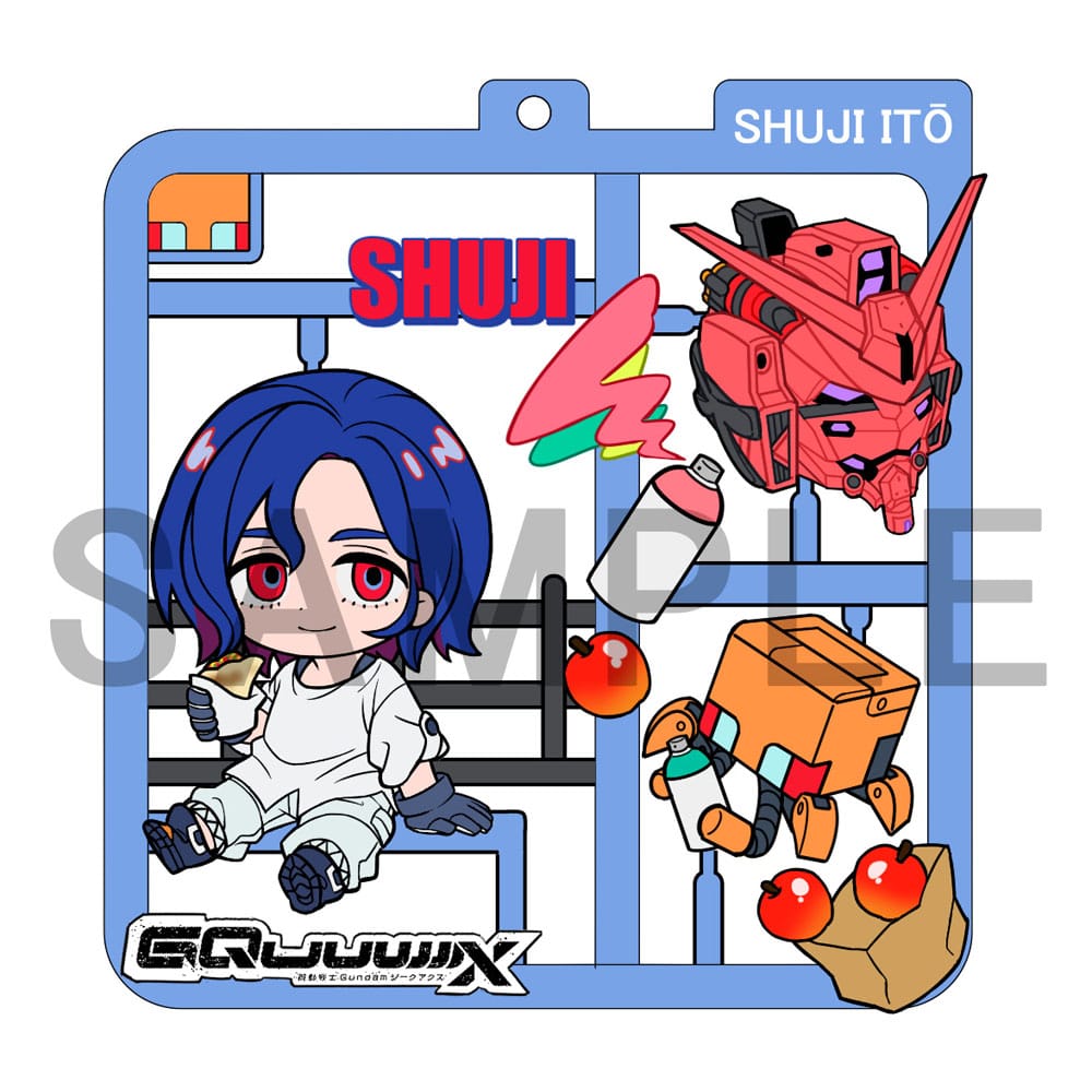 Mobile Suit Gundam GQuuuuuuX assortiment charms Plat Collection (4)