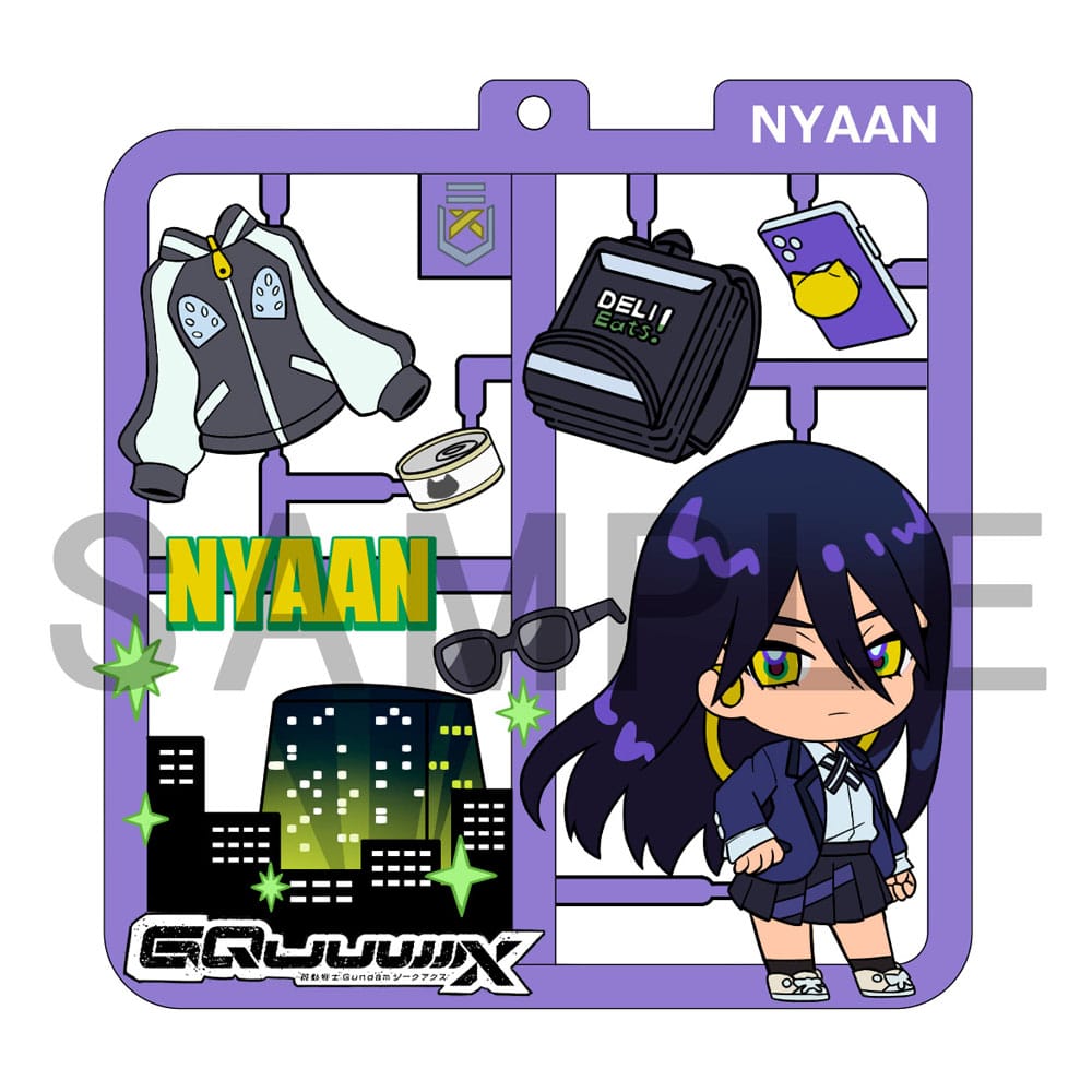 Mobile Suit Gundam GQuuuuuuX assortiment charms Plat Collection (4)