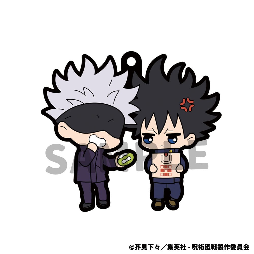 Jujutsu Kaisen assortiment charms caoutchouc 6 cm Buddy Collection (6)