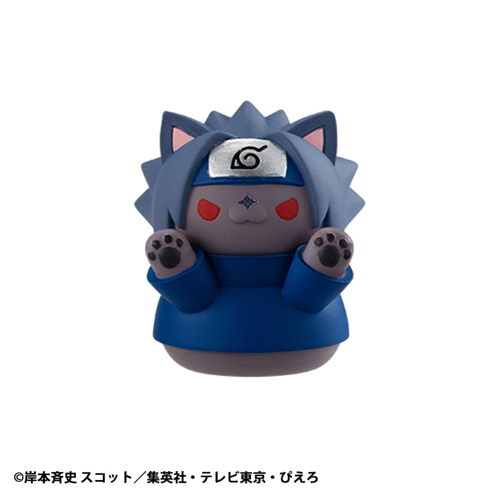 Naruto Shippuden Mega Cat Project Nyaruto! assortiment trading figures Come here Sasuke-kun 3 cm (8)