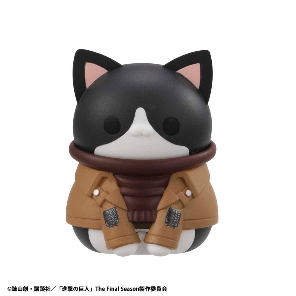 Attack on Titan Blind Box présentoir figurines mini Mega Cat Project Attack on Tinyan Gathering Scout Regiment danyan! 3 cm (8) (Repeat)