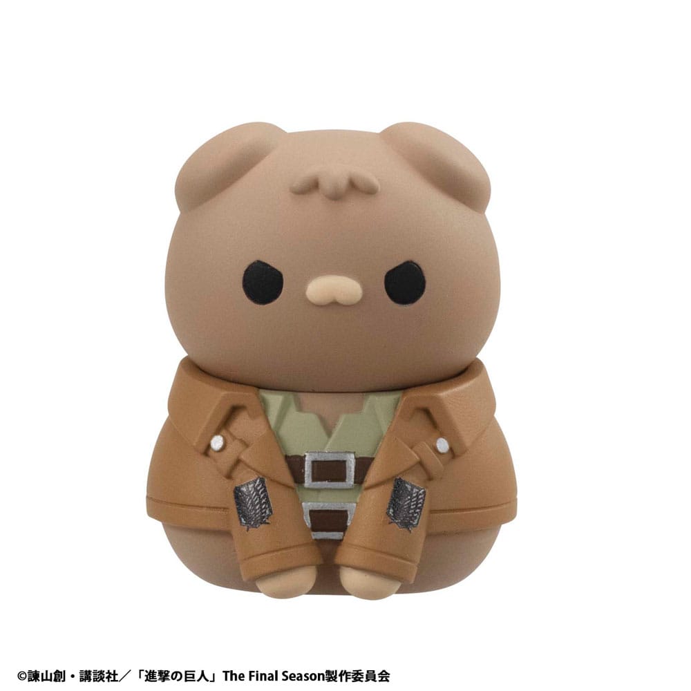 Attack on Titan Blind Box présentoir figurines mini Mega Cat Project Attack on Tinyan Gathering Scout Regiment danyan! 3 cm (8) (Repeat)