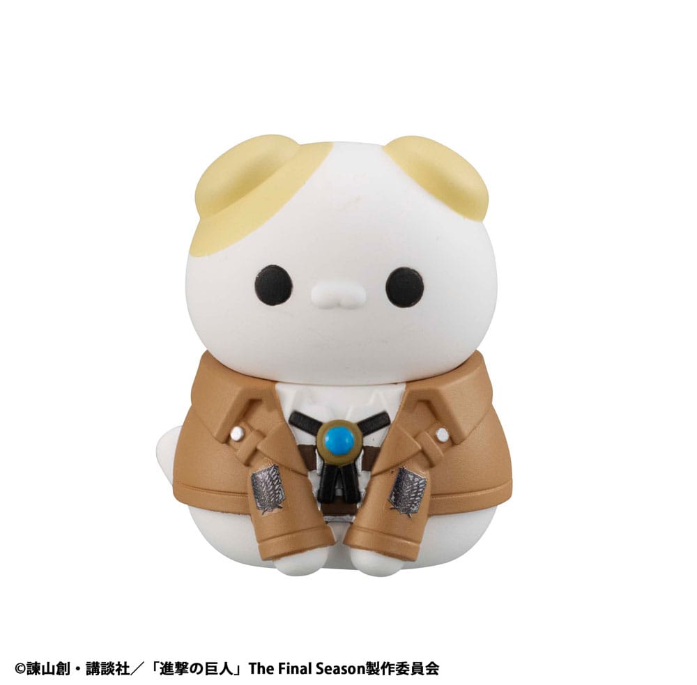 Attack on Titan Blind Box présentoir figurines mini Mega Cat Project Attack on Tinyan Gathering Scout Regiment danyan! 3 cm (8) (Repeat)