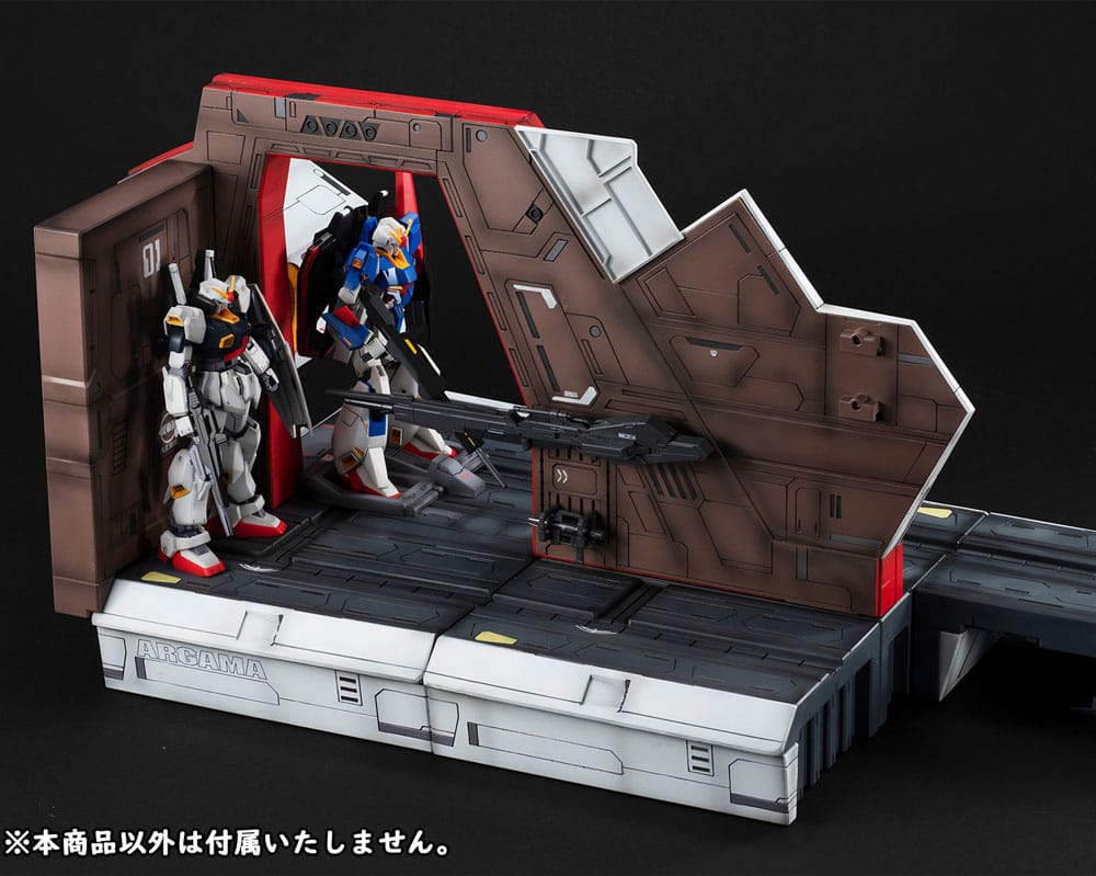 Mobile Suit Z Gundam HG Series diorama PVC Realistic Model Series 1/144 Nahel Argama catapult deck 40th Anniversary Edition 100 cm