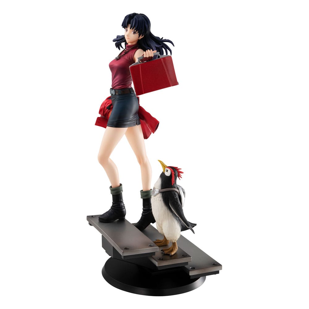 Rebuild of Evangelion statuette Gals Misato Katsuragi & Pen Pen 25 cm