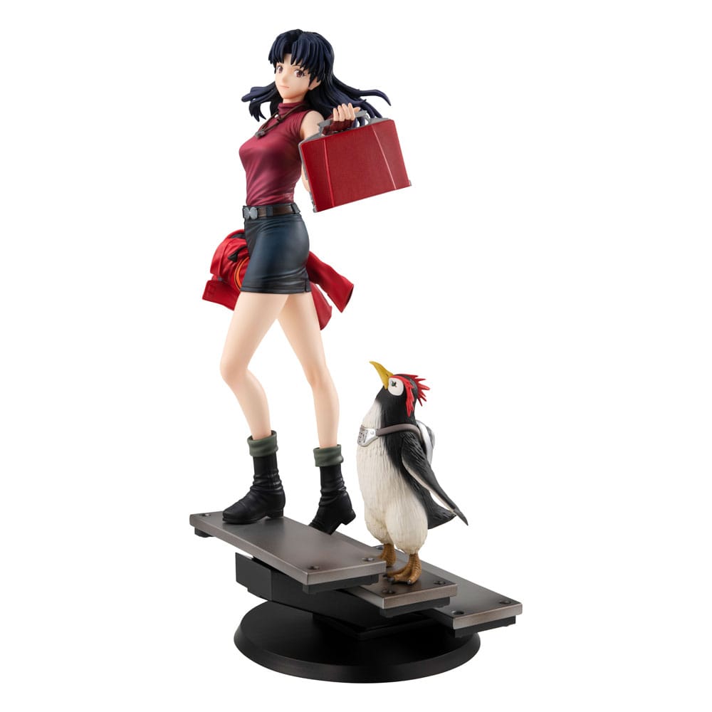 Rebuild of Evangelion statuette Gals Misato Katsuragi & Pen Pen 25 cm