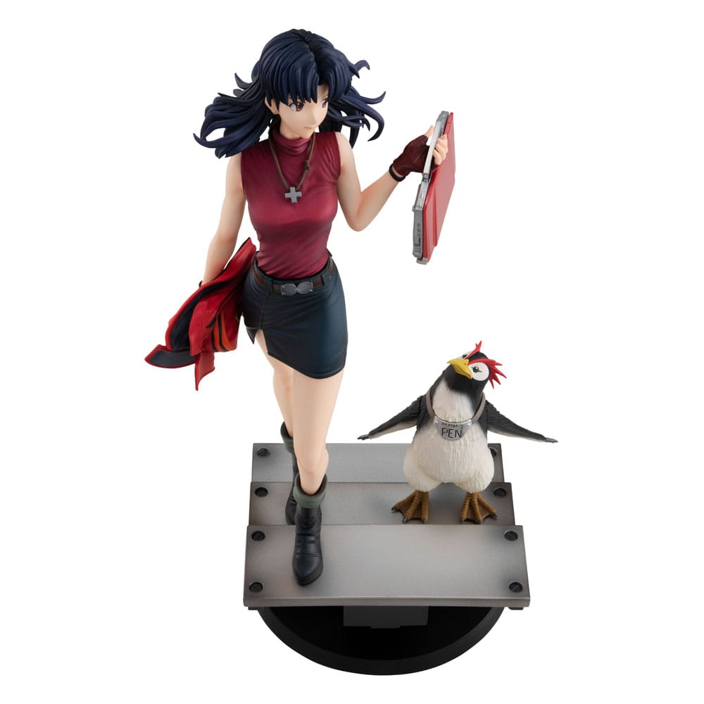 Rebuild of Evangelion statuette Gals Misato Katsuragi & Pen Pen 25 cm