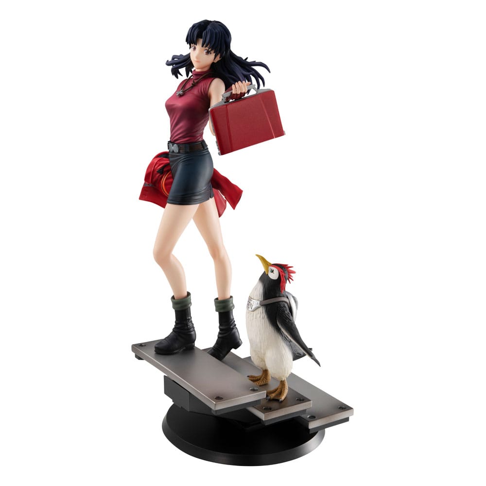Rebuild of Evangelion statuette Gals Misato Katsuragi & Pen Pen 25 cm
