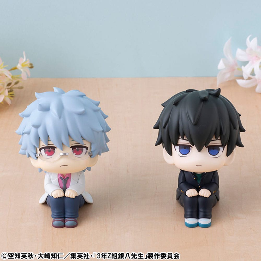 3-Z Ginpachi Sensei statuette PVC Look Up Ginpachi Sakata & Toshiro Hijikata Set (with gift) 11 cm