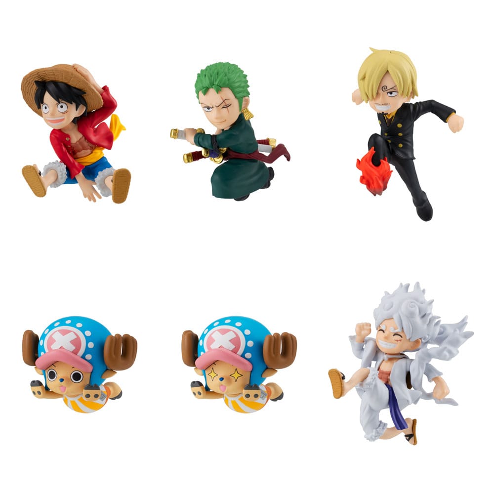 One Piece assortiment boîte-mystère trading figures Tobimasu 5 cm (6)