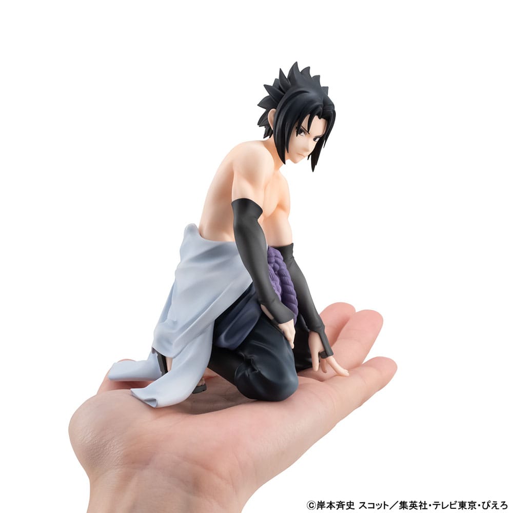 Naruto Shippuden G.E.M. Series statuette PVC Sasuke Palm Size 12 cm