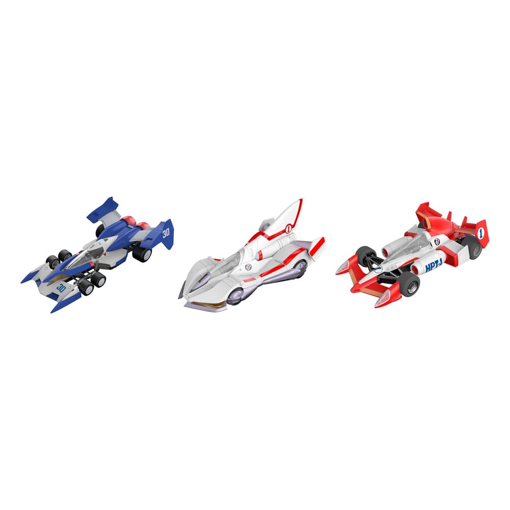 Future GPX Cyber pack 3 Formula véhicules Super Asurada 01 Circuit Mode & AKnight Savior 005 & Ishzark Renewal Repeat Edition 11 cm (with gift)